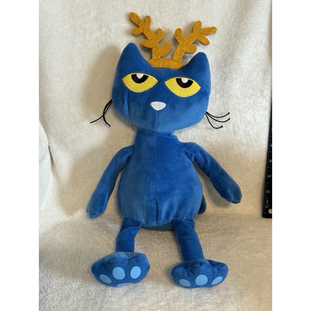 Kohls Cares Pete‎ The Cat Blue Plush 16" 12 Groovy Days Of Christmas Tag